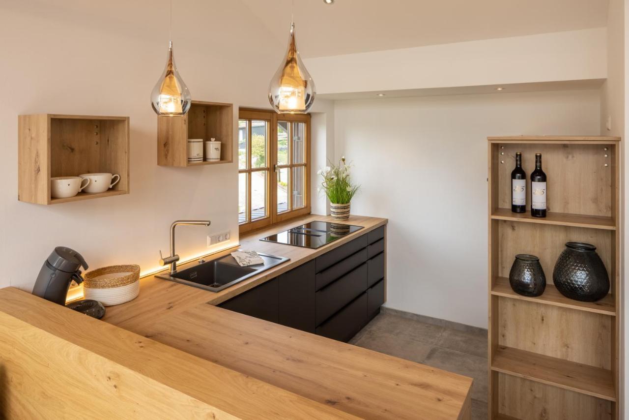 Stille x Weite - Hochwertige Wohnung mit See-Panorama Kronburg Exterior foto