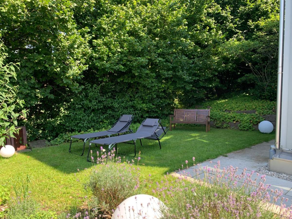 Stille x Weite - Hochwertige Wohnung mit See-Panorama Kronburg Exterior foto